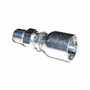 Crimp Fitting,1/4′ Hosex 1/4′ Mpt,Swi