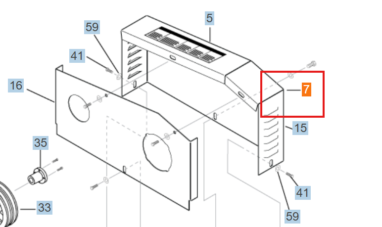 LABEL, HOTSY, CW BELT GUARD, DIE CUT
