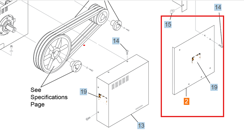 COVER, BELT GUARD, D1105, XLT