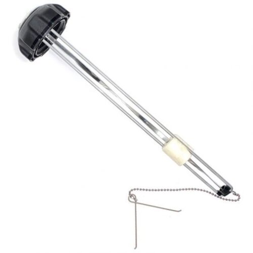 Cap Ratcheting, Fuel With Gauge & Tether