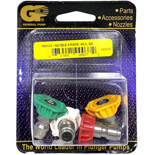 QC Nozzles, 4 Pack, 5.5 GP