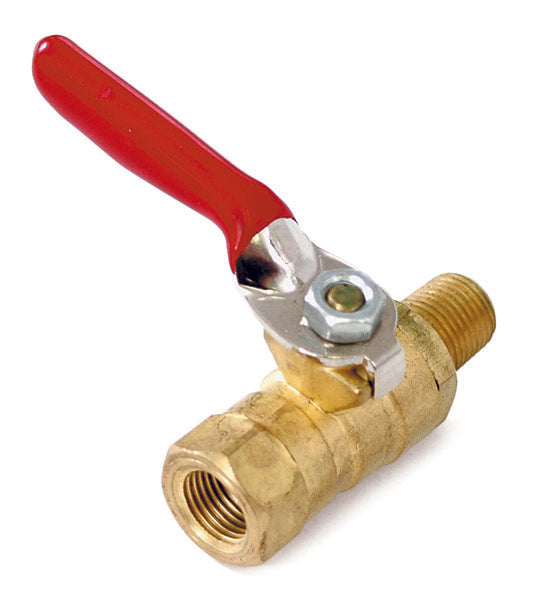 Mini Ball Valve,1/8'Brass Mxf