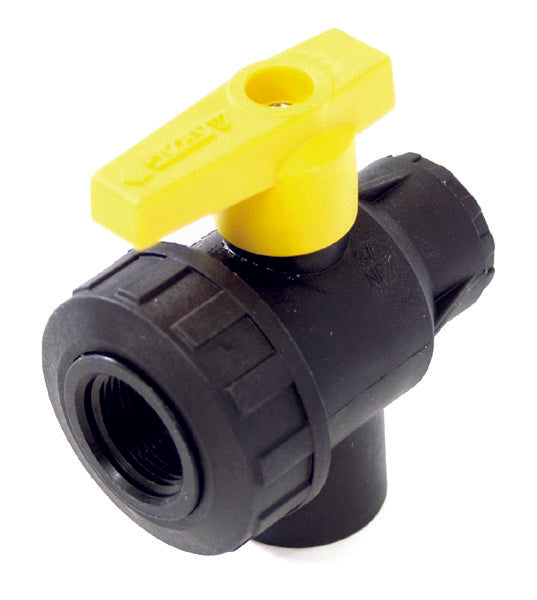 Ball Valve 3/4' Poly (2-Way)