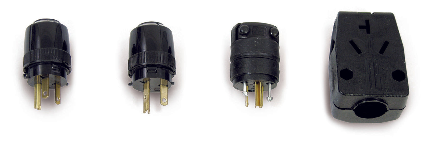 Cord Cap 125V/15Amp Grnd Blk N
