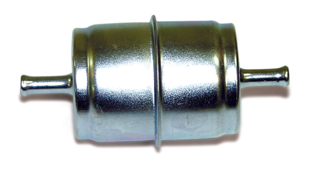 Fuel Filter, 1/4" In/Out, Metal