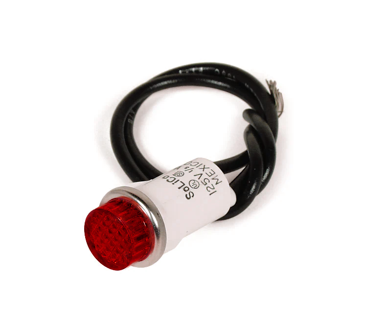 Light, Indicator, Red 12Vdc