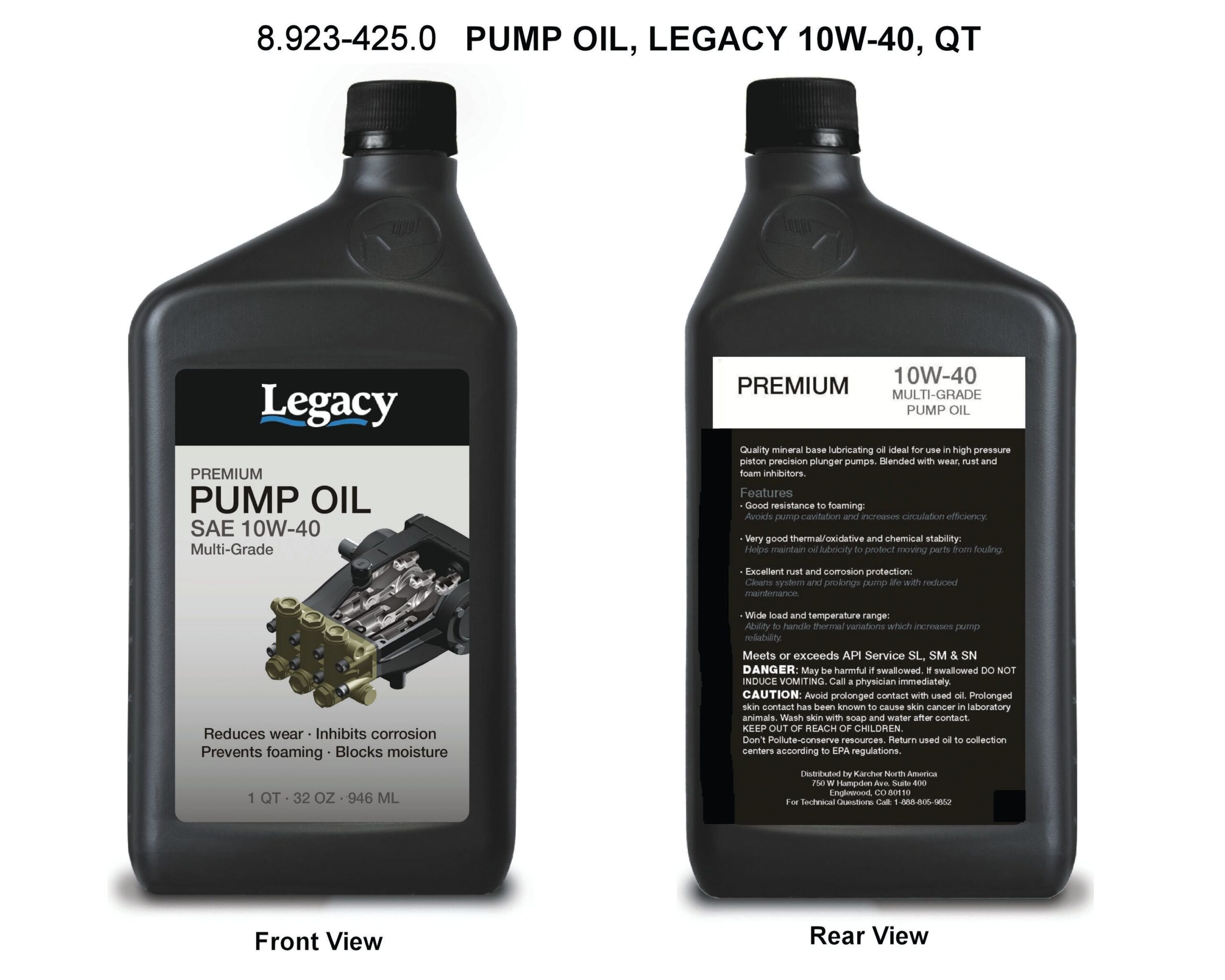 Oil, Pump Ip/Ap (Qt)
