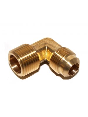 Elbow, 1/2" Msae X 3/8" Fpt, Brass