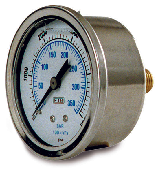 Gauge, 30Hg-0 Vac, S.S. Back